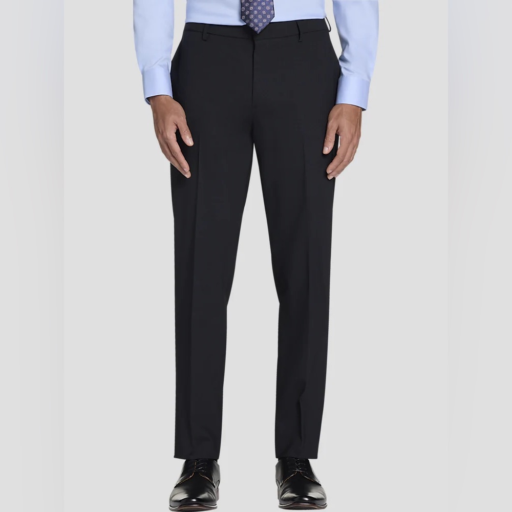 KENNETH COLE Awearness Men’s Black Dress Pants Business Casual Slacks